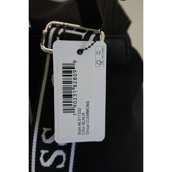 Guess NL917232 Women's Black Clemmons Nylon Rucksack Backpack - Picture 11 of 11